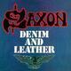 SAXON - DENIM AND LEATHER / SPLATTER VINYL - 1/2