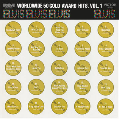 PRESLEY ELVIS - WORLDWIDE 50 GOLD AWARD HITS, VOL. 1 / BOX - 1