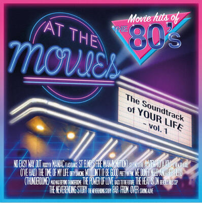 AT THE MOVIES / OST - SOUNDTRACK OF YOUR LIFE VOL. I: THE MOVIE HITS OF 80'S / WHITE & RED MARBLED