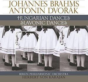 BRAHMS JOHANNES / DVOŘÁK ANTONÍN - HUNGARIAN DANCES / SLAVONIC DANCES - BERLIN PHILHARMONIC ORCHESTRA, HERBERT VON KARAJAN