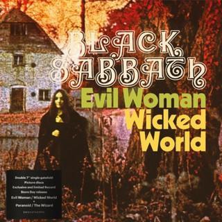 BLACK SABBATH - EVIL WOMAN / WICKED WORLD / PARANOID / THE WIZARD / RSD - 1