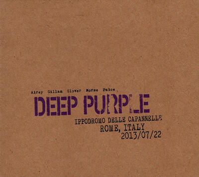 DEEP PURPLE - LIVE IN ROME 2013 / CD