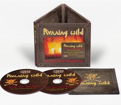 RUNNING WILD - READY FOR BOARDING / CD + DVD - 2